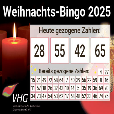Weihnachtsbingo